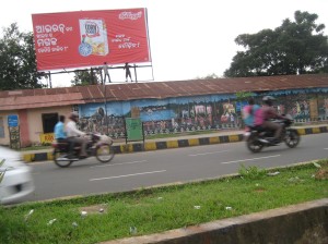 Roads of Bhubaneswar painted with mythological stories